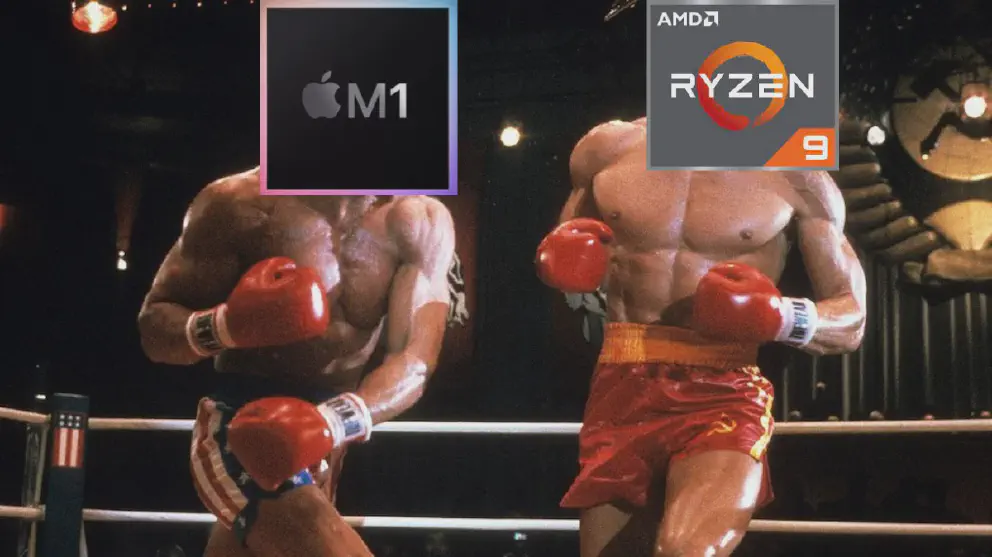 Apple M1 vs AMD Ryzen 9 5900X