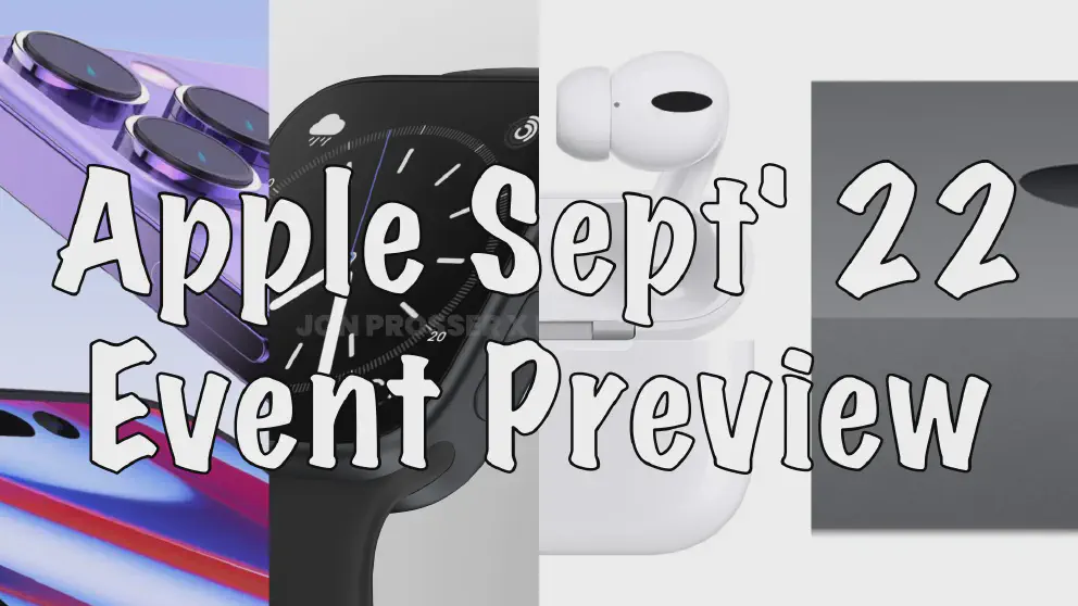 Apple September 2022 Event Preview