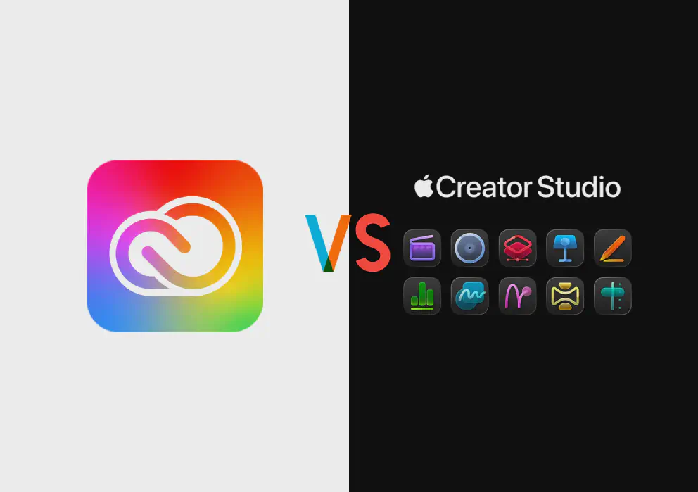 Adobe Creative Cloud vs Apple Creator Studio
