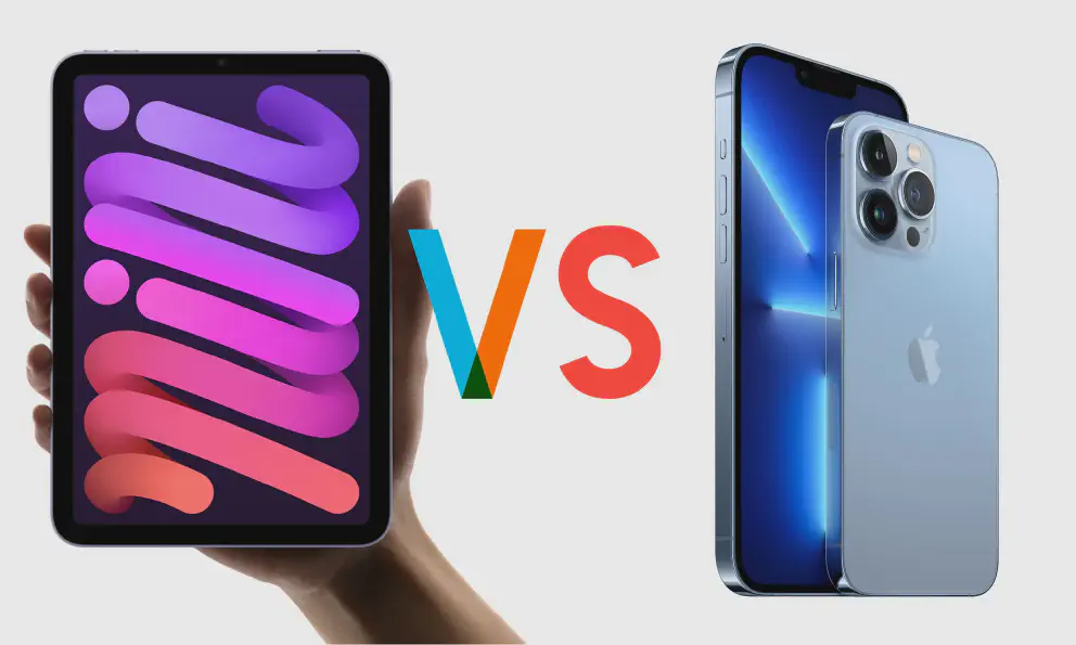 iPad Mini vs iPhone Pro Max