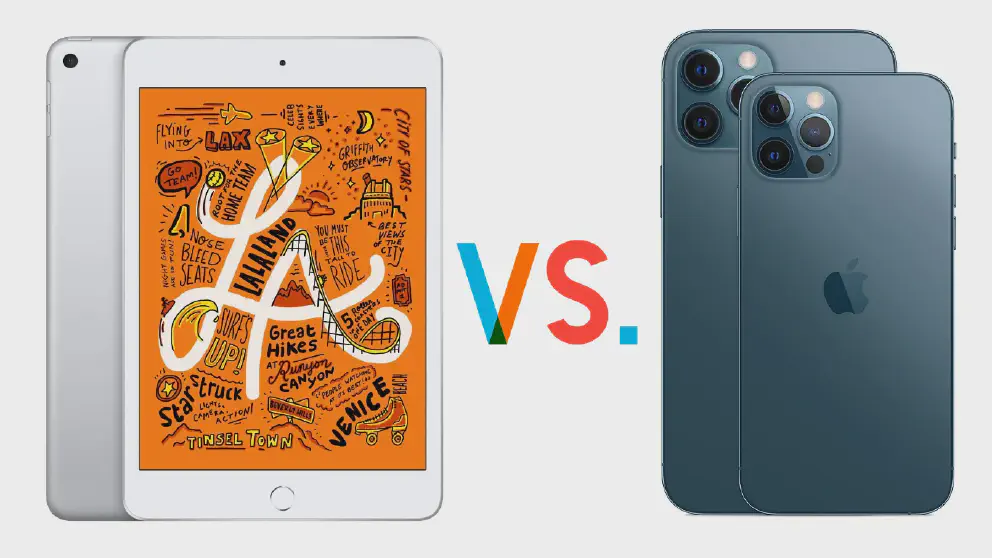 iPad Mini vs iPhone Pro Max