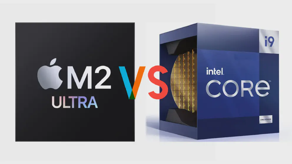 M2 Ultra vs Intel 13th Generation Core i9-13900KS